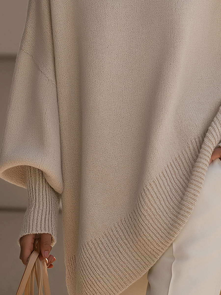 Rosemarie | Oversized Batwing-Sleeve Sweater