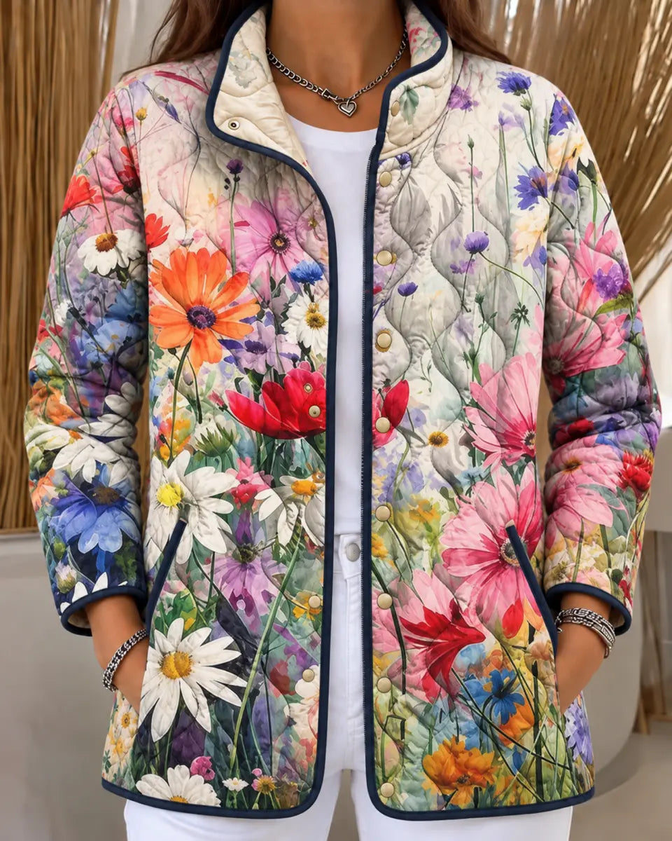 Susan | Wildflower Quilted Jacket