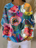 Ida | Vibrant Floral Sweater