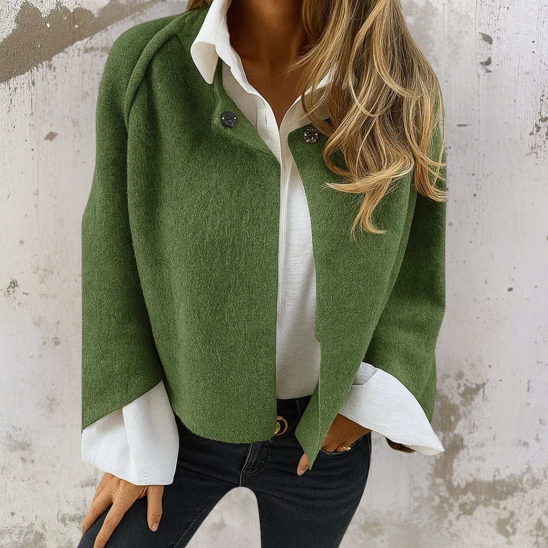 Julia | Cashmere-Feel Cropped Jacket