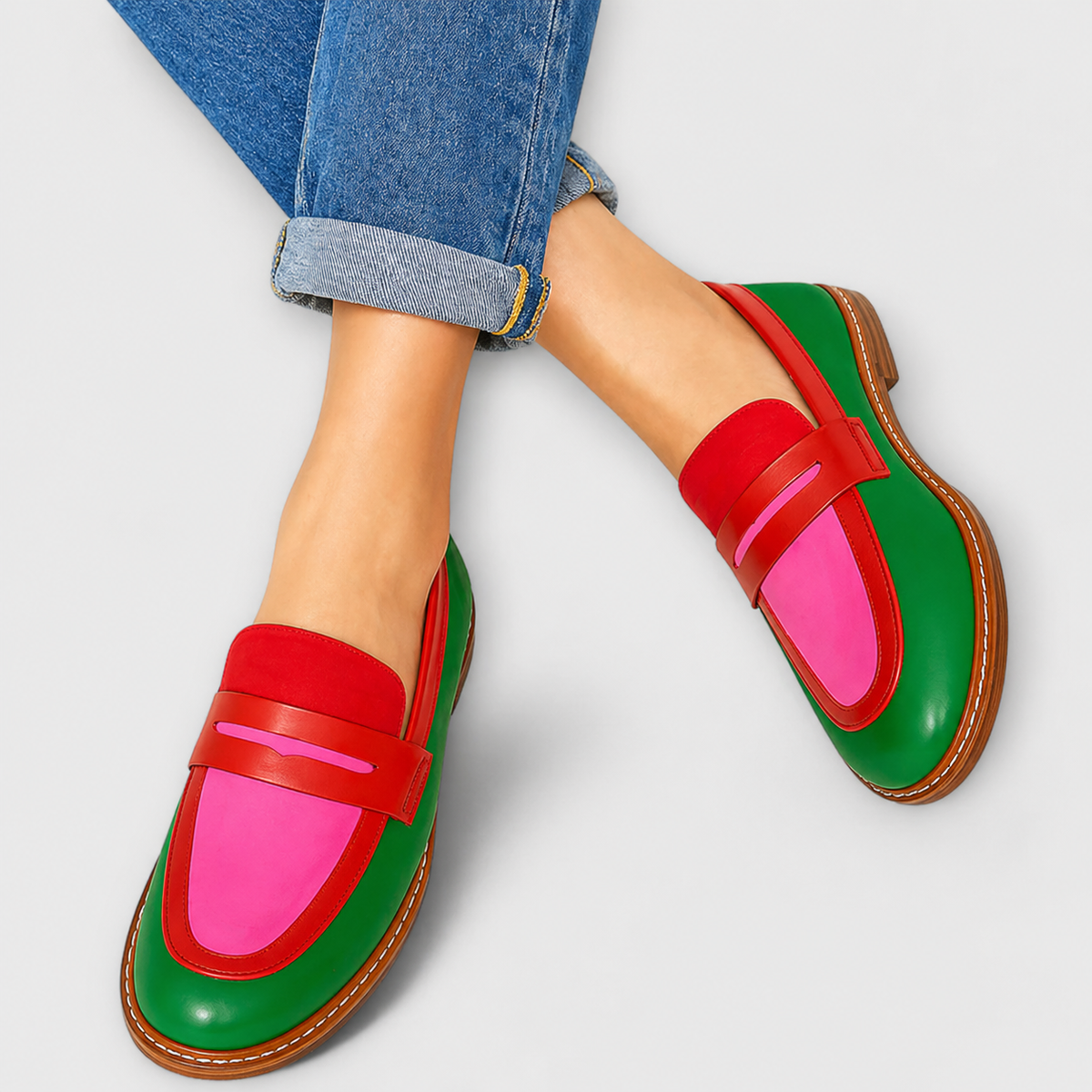 Nyla™ | Casual Contrast Loafers