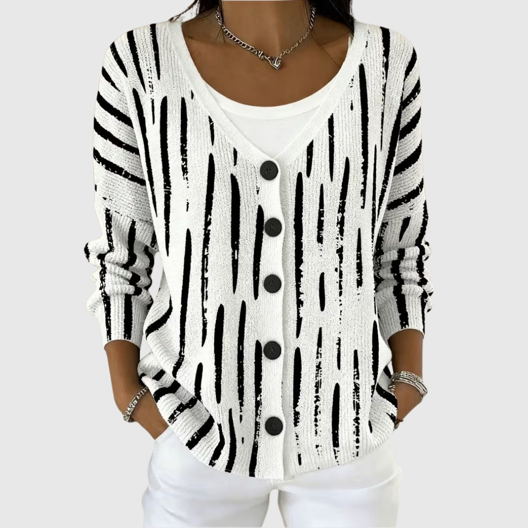 Harper | Cozy Button-Front Knit Cardigan