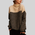 Friederike | Patterned Cable-Knit Sweater