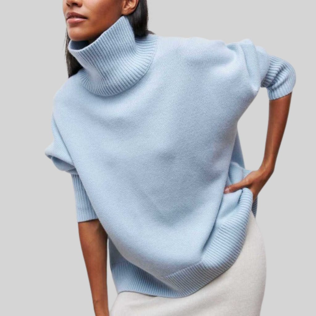Gerda | Cable-Knit Turtleneck Sweater