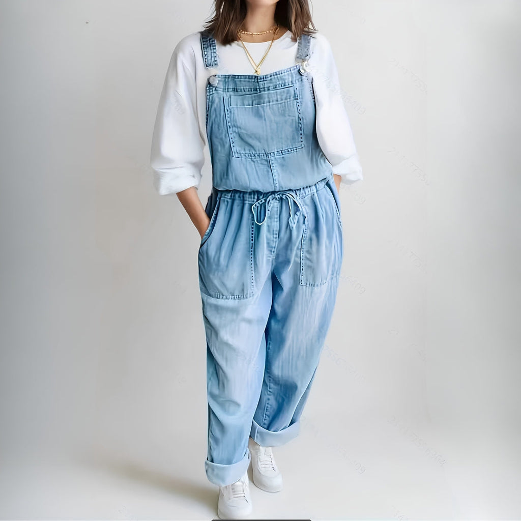 Margot | Relaxed Denim Jumpsuit