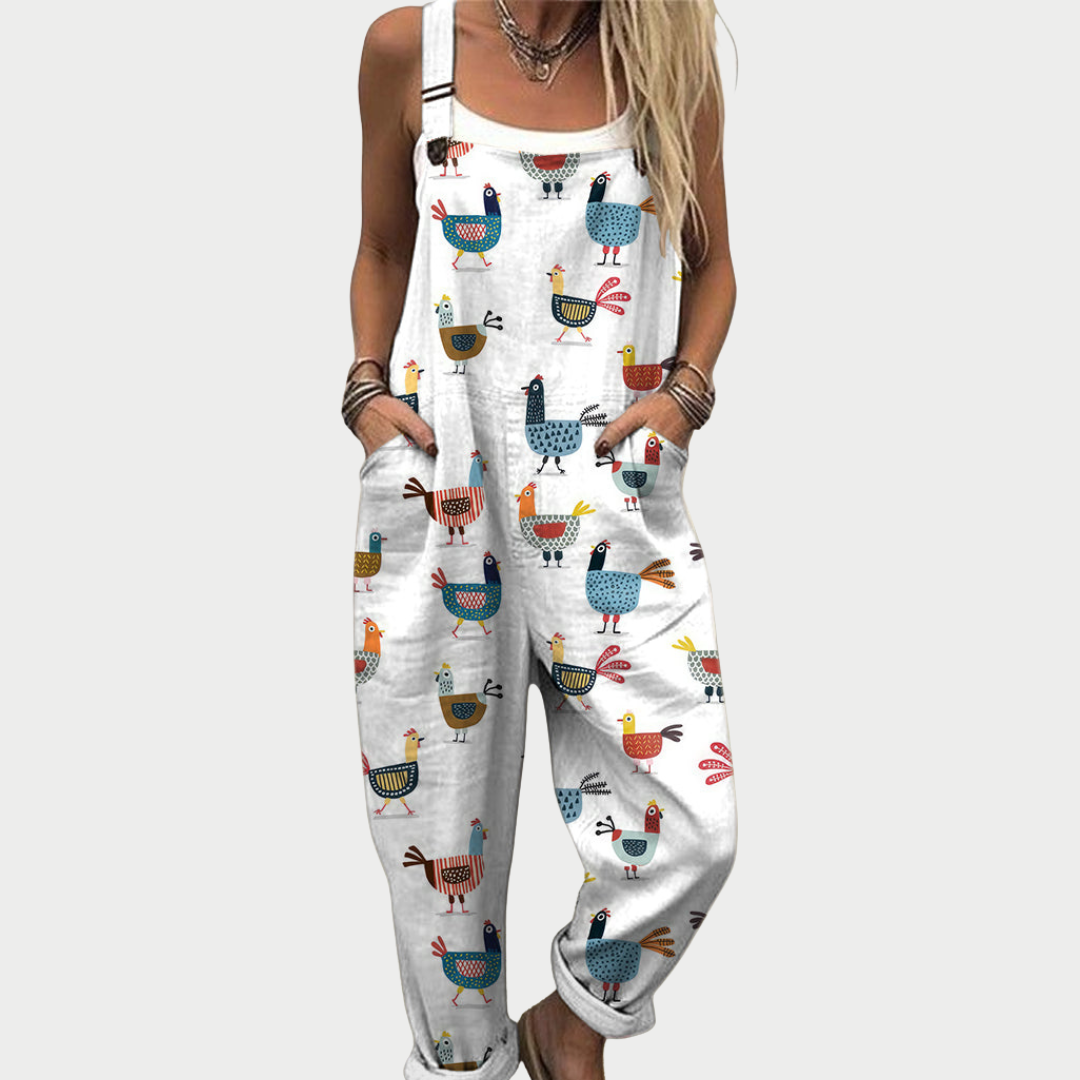 Quinn - Comfortable printed jumpsuit