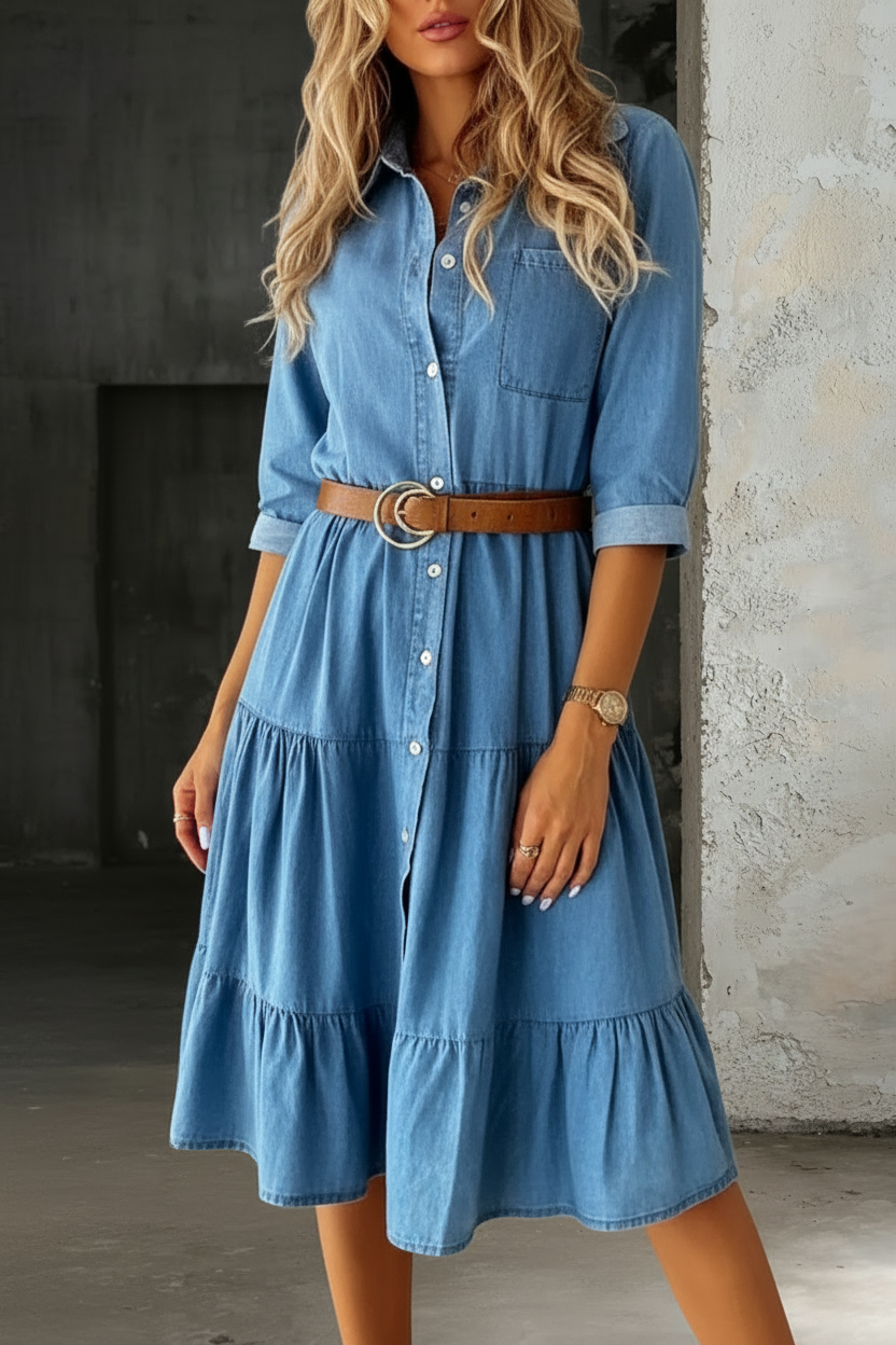 Brianna | Relaxed Denim Dress