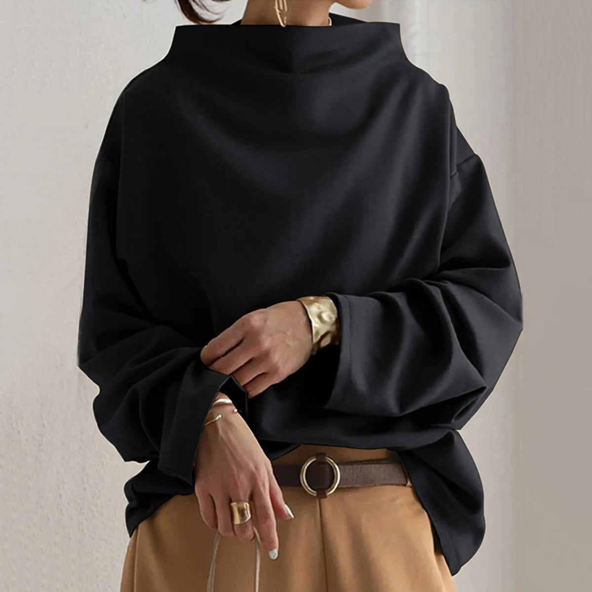 Grete | Oversized Cable-Knit Sweater
