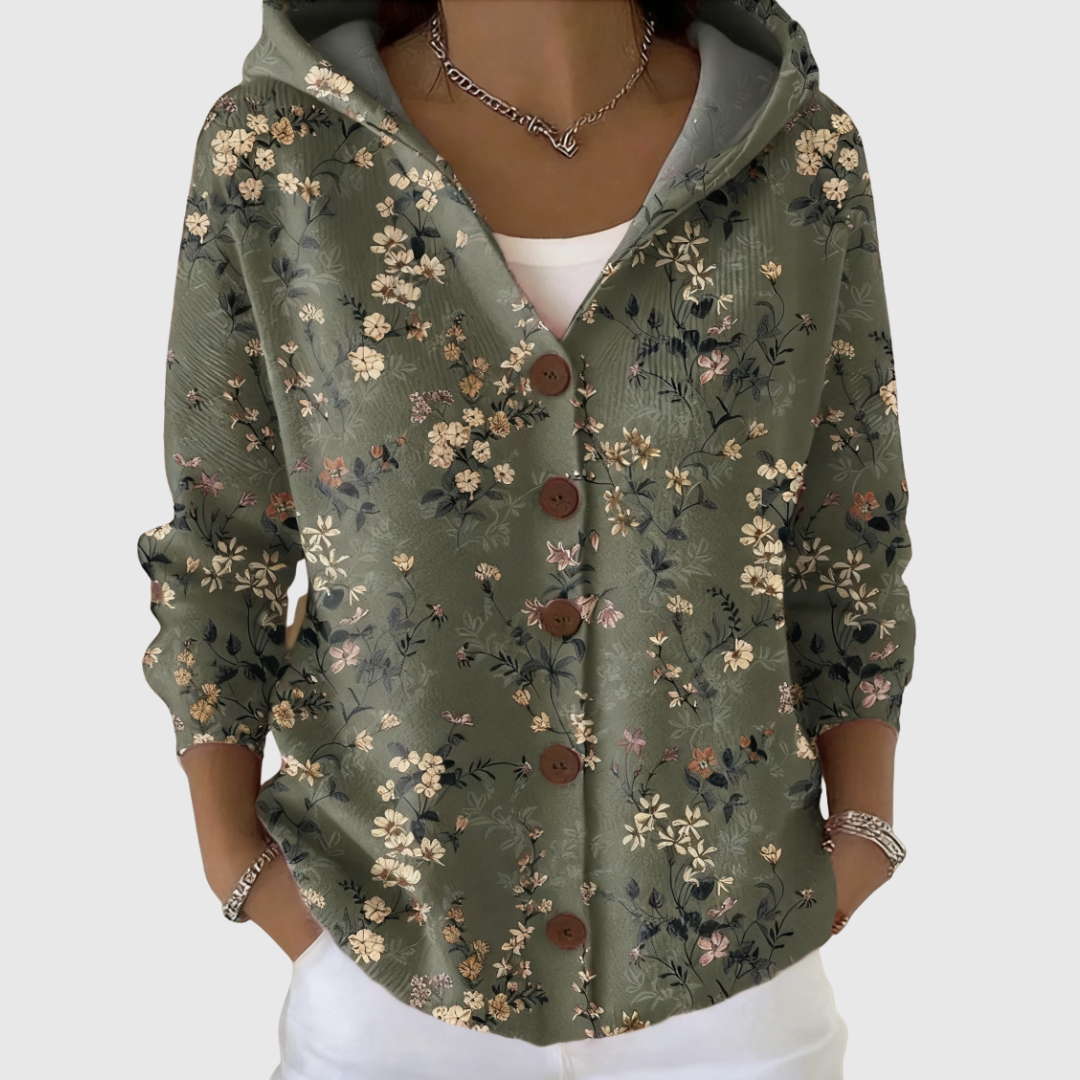 Eliana | Cozy Hooded Knit Cardigan