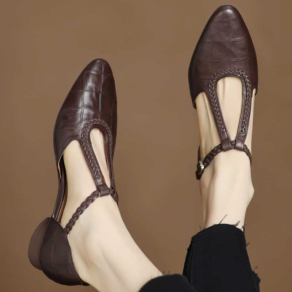 Samantha | Leather Mary Janes