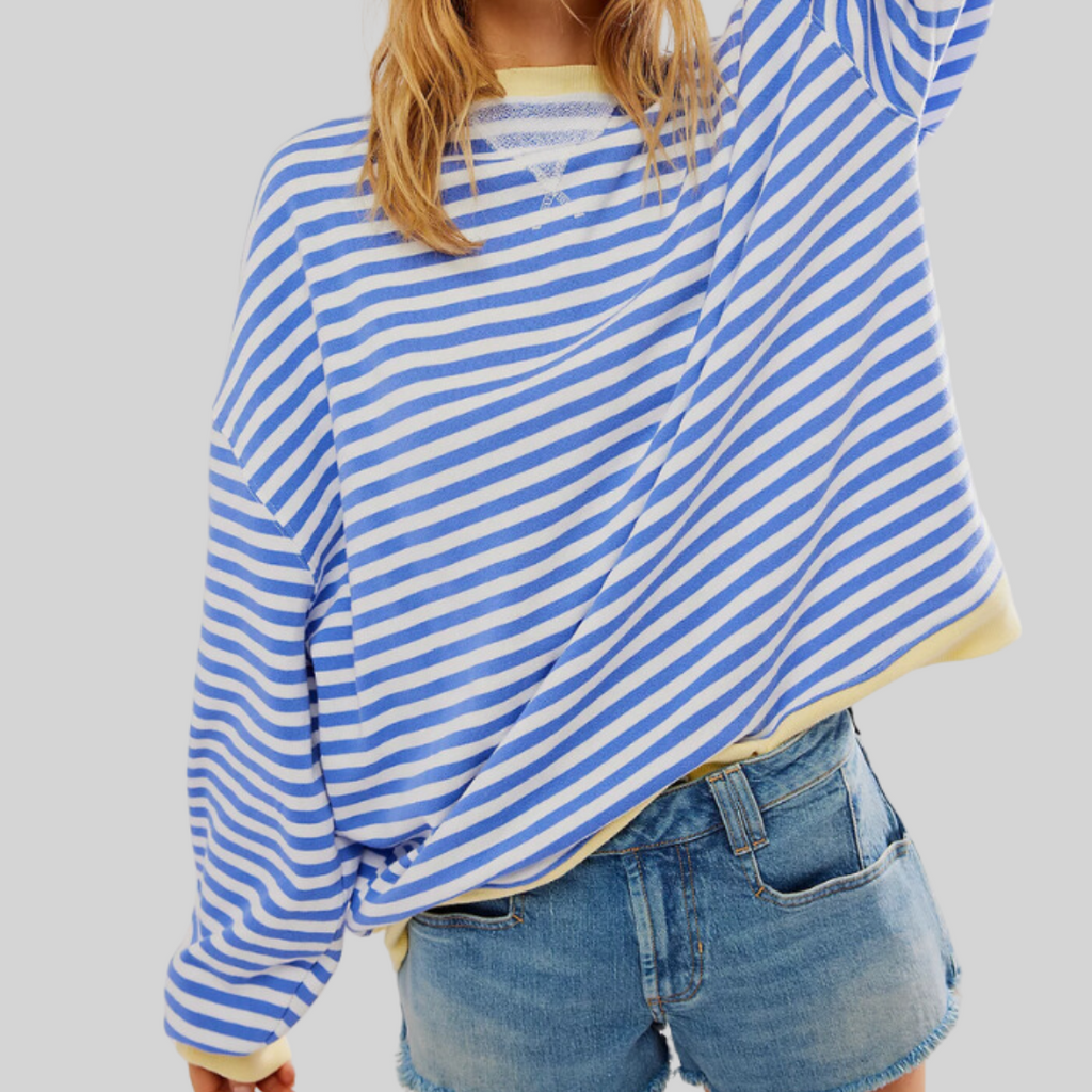 Heidi | Oversized Striped Sweater