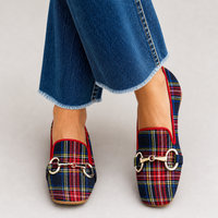 Checkered Loafers