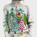 Marcia | Artistic Knit Turtleneck Sweater