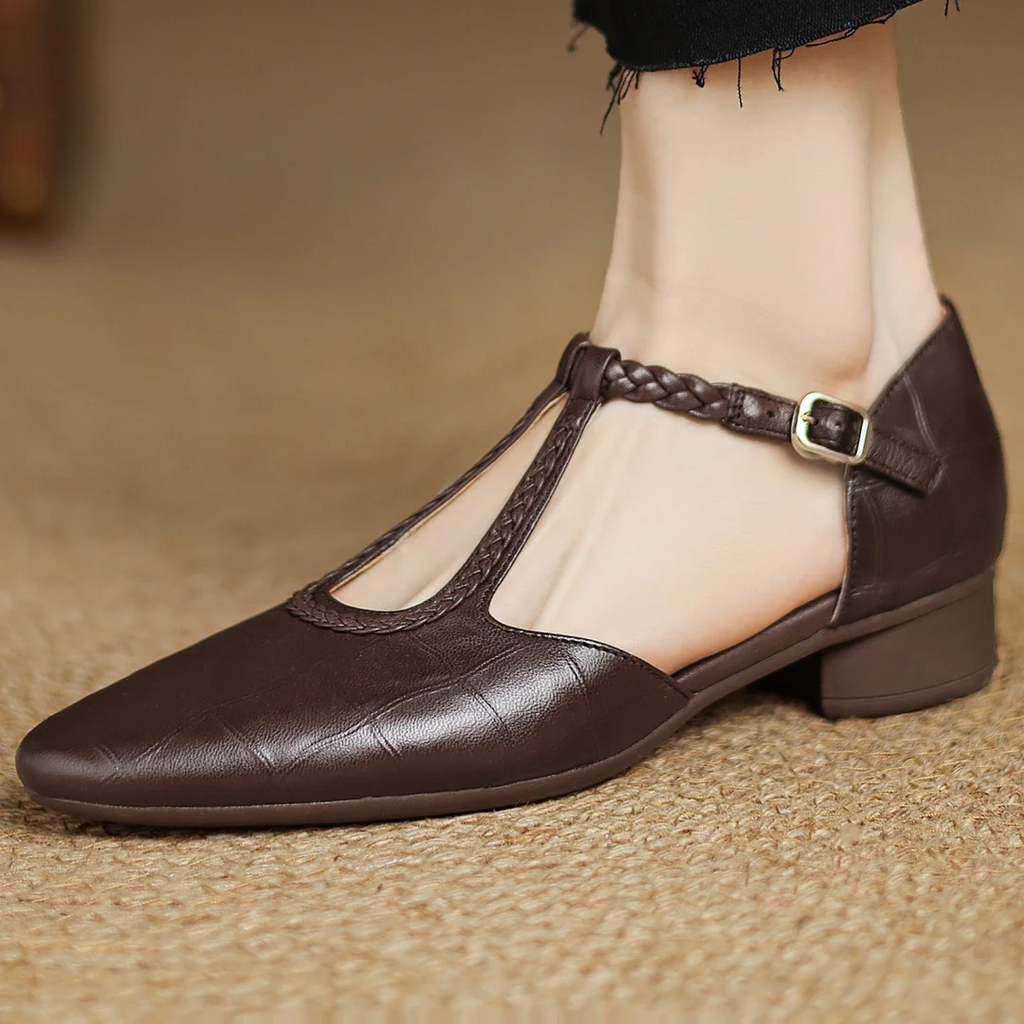 Samantha | Leather Mary Janes
