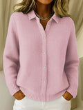 Patricia | Textured Button-Front Cardigan
