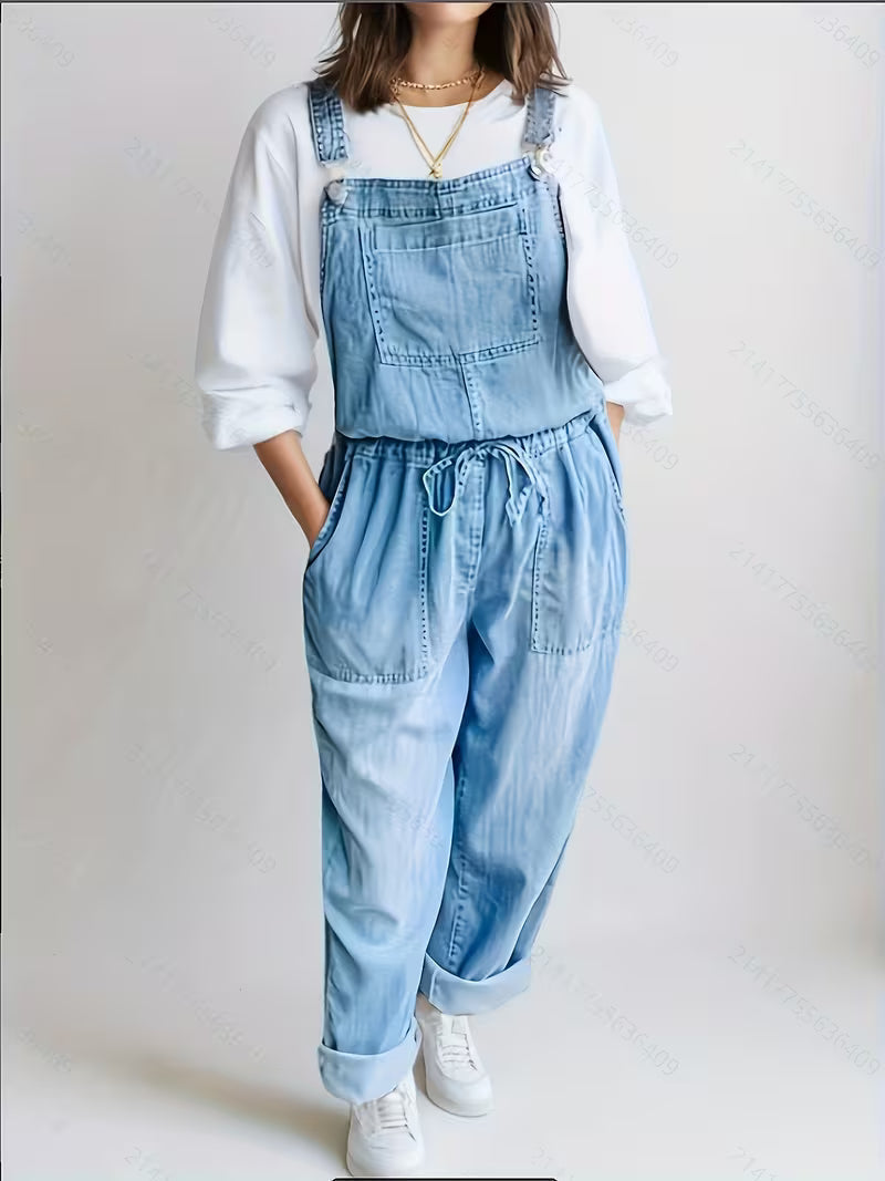 Margot | Relaxed Denim Jumpsuit