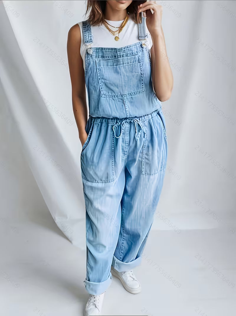 Margot | Relaxed Denim Jumpsuit