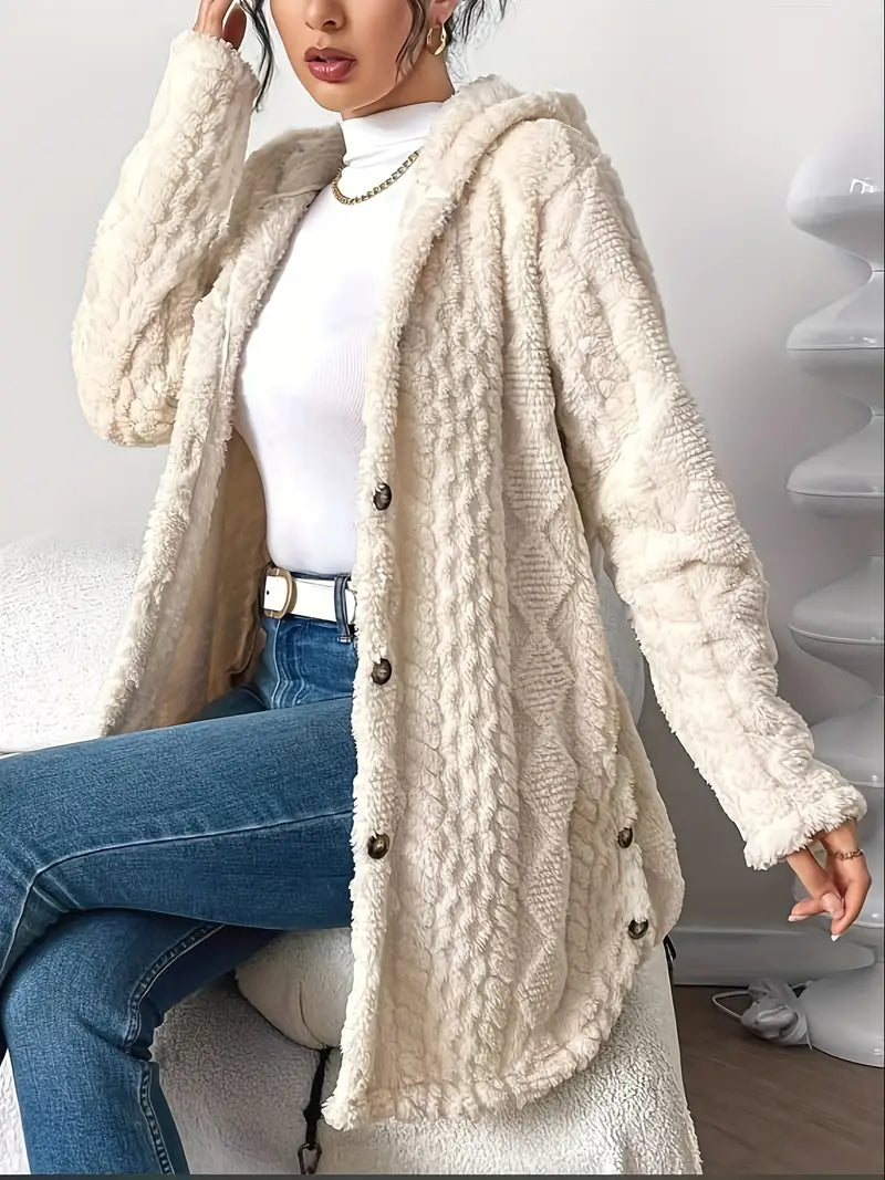 Danielle | Plush Hooded Jacket