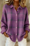 Rebecca | Relaxed Checked Cardigan