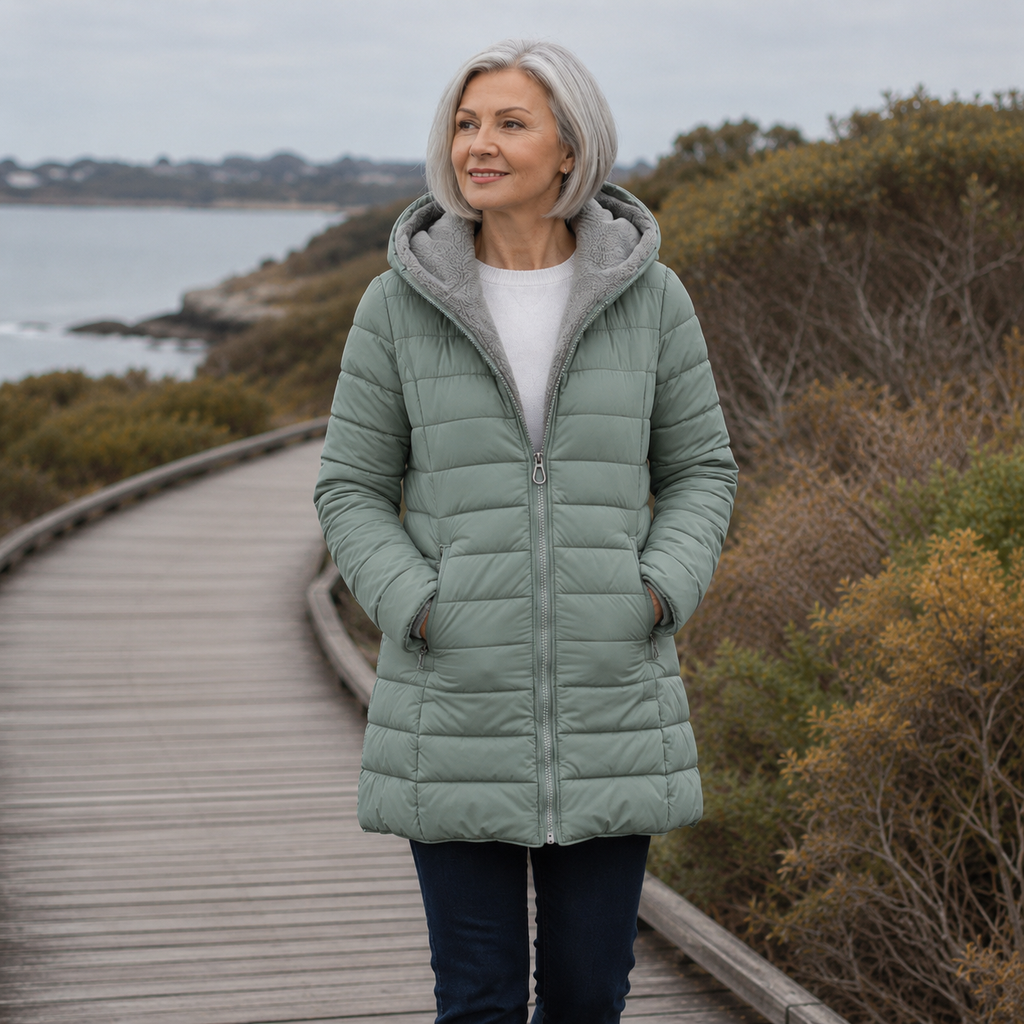 Erin | Hooded Quilted Winter Coat