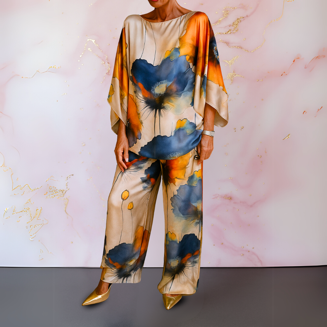 Maelora™ | Satin Two-Piece Women's Set