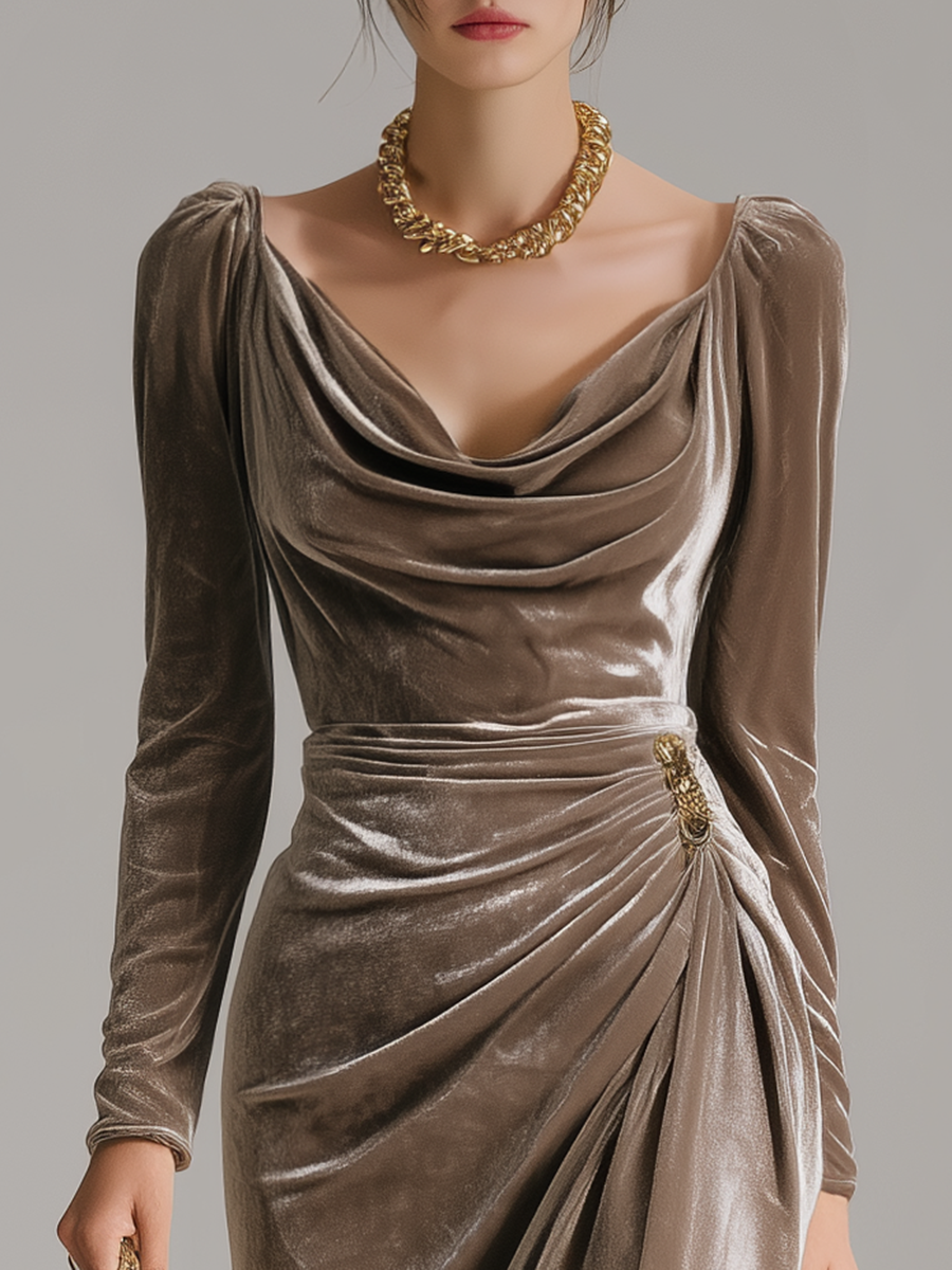 Mykah™ | Elegant Midi Dress
