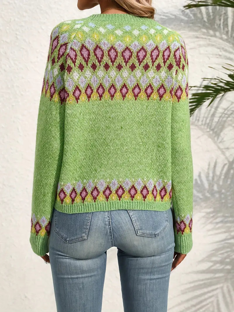 Mia | Vintage-Inspired Island Sweater
