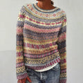 Zoey | Retro Icelandic Knit Sweater
