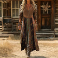Mackenzie - Casual Long Sleeve Dress with Vintage Inspiration