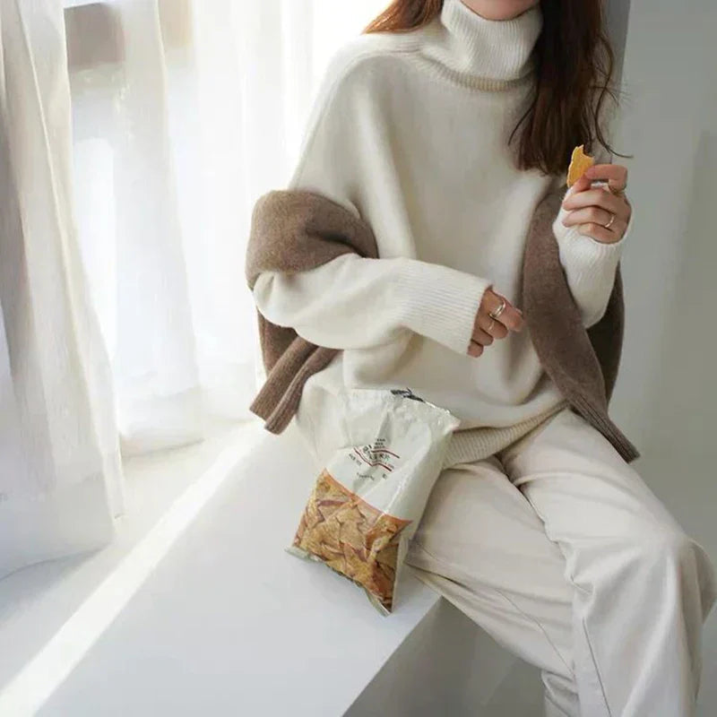 Ilona | Oversized Turtleneck Sweater