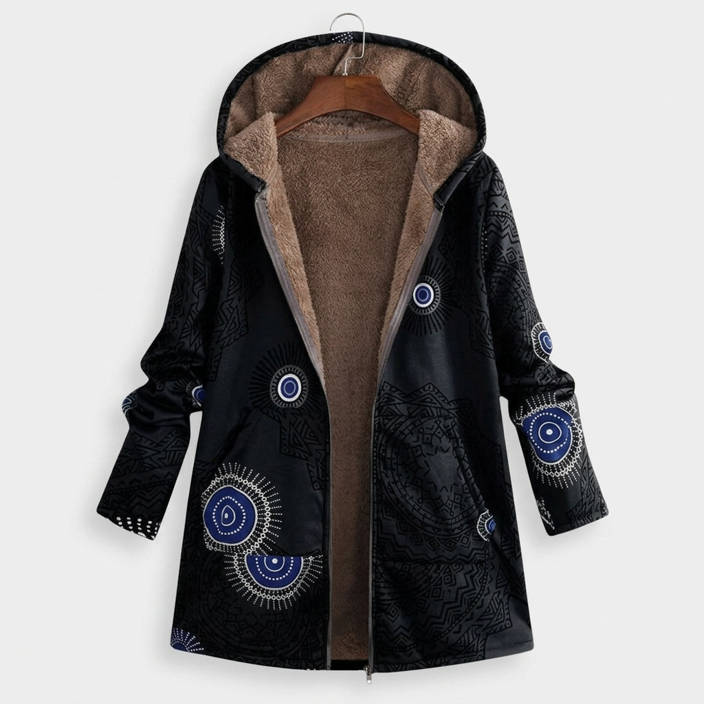 Scarlett | Aztec Sherpa Fleece Jacket