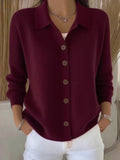 Gloria | Shawl Collar Button Cardigan
