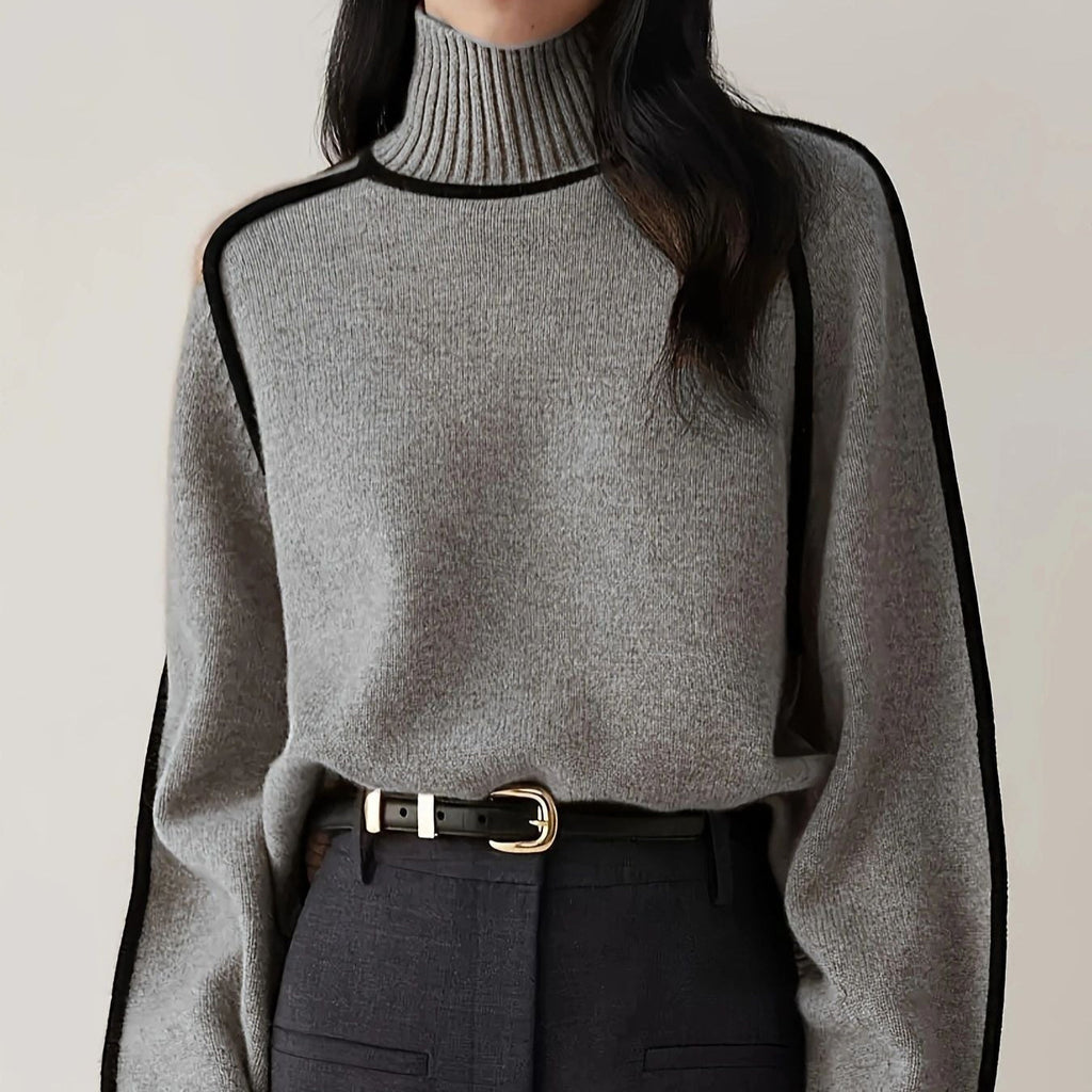 Karin | Ribbed Turtleneck Sweater