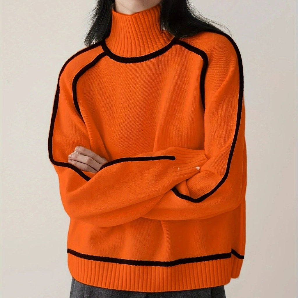 Karin | Ribbed Turtleneck Sweater