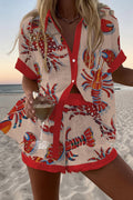 Judith | Lobster Print Two-Piece Summer Set