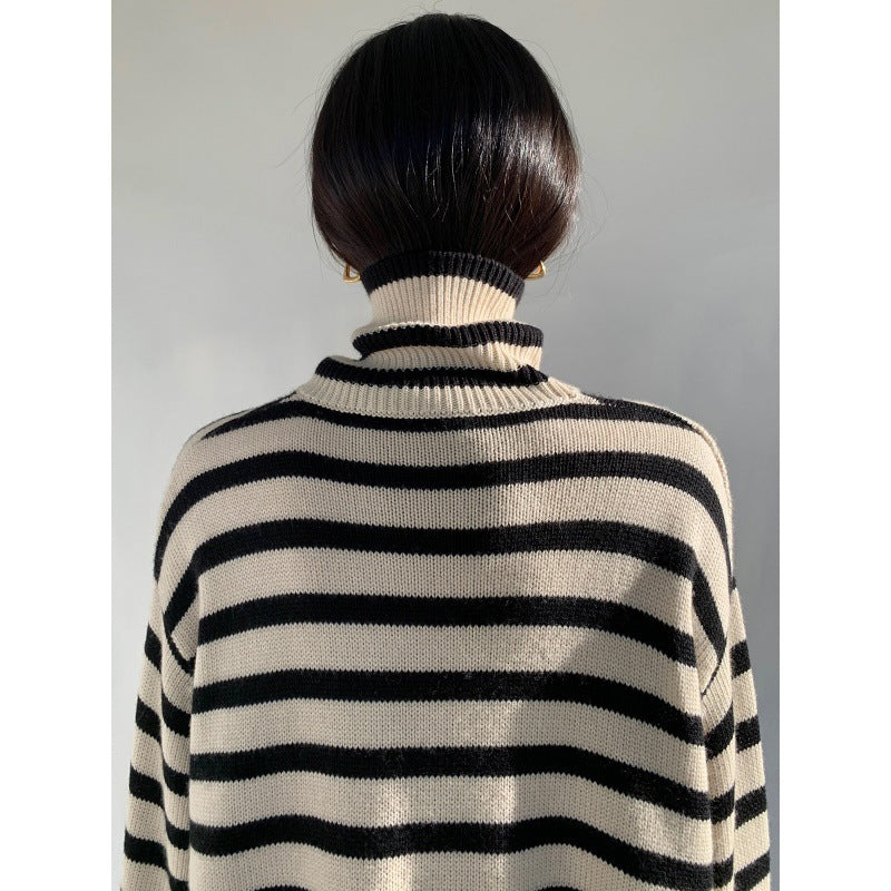 Lieselotte | Cable-Knit Turtleneck Sweater