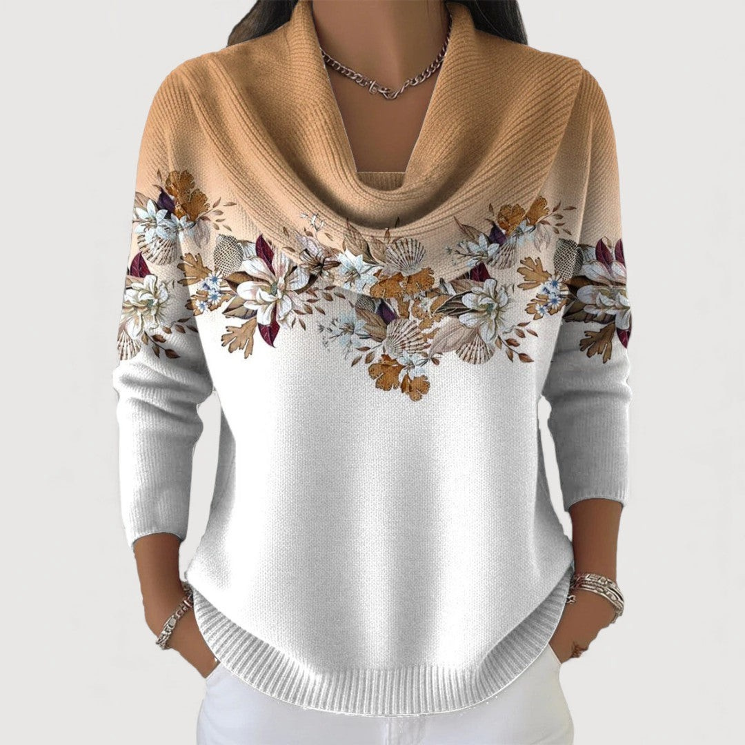 Sophie | Soft-Neck Floral Top