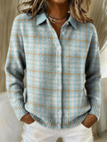 Clara | Checked Cardigan
