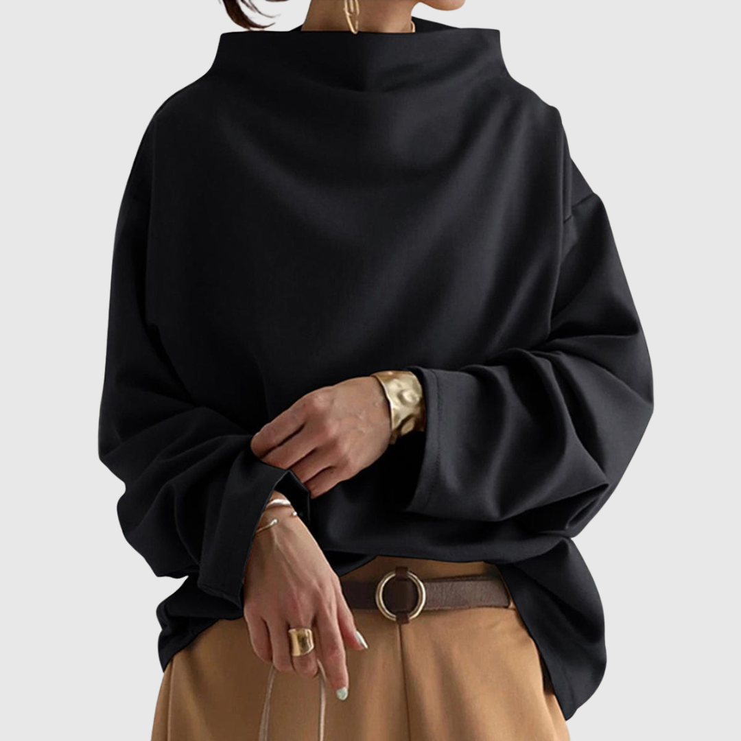 Lisa | Casual Mock-Neck Top