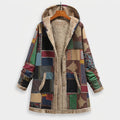 Willow | Earth-Tone Patchwork Fleece Pullover