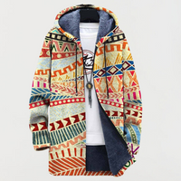 Southwestern-Pattern Hooded