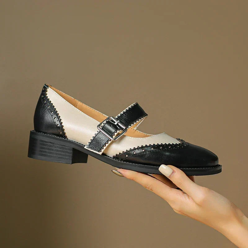 Ashley | Leather Mary Janes
