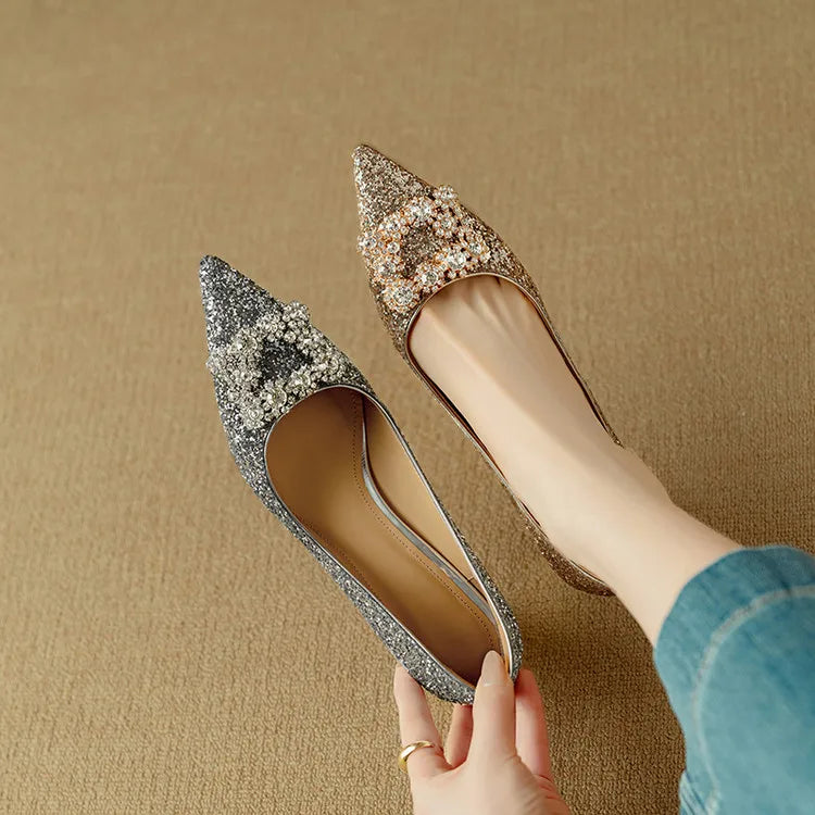 Chloe | Glitter Pumps