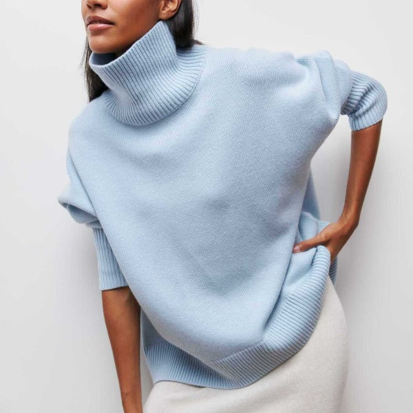 Gerda | Cable-Knit Turtleneck Sweater