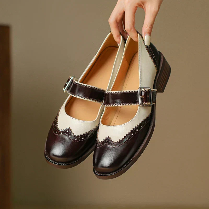 Ashley | Leather Mary Janes
