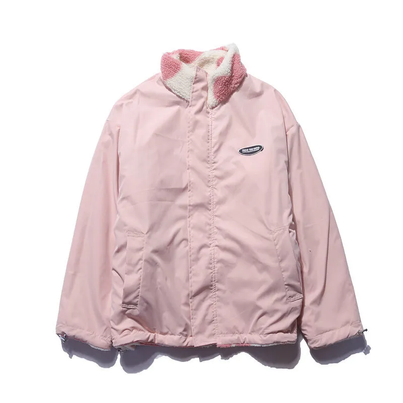Catherine | Reversible Heart-Pattern Coat