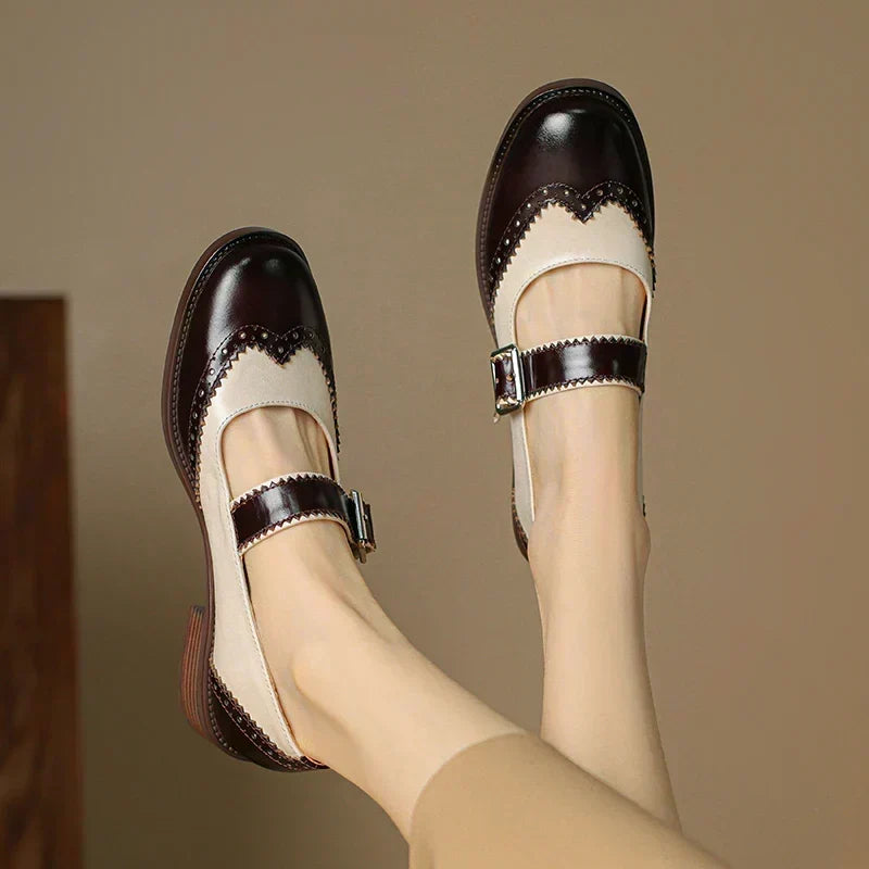 Ashley | Leather Mary Janes