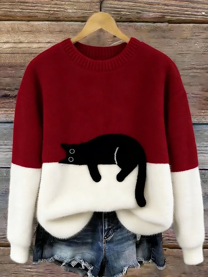 Chloé | Soft Cat Graphic Sweater