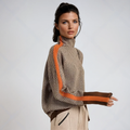 Cordula | Herringbone Turtleneck Sweater