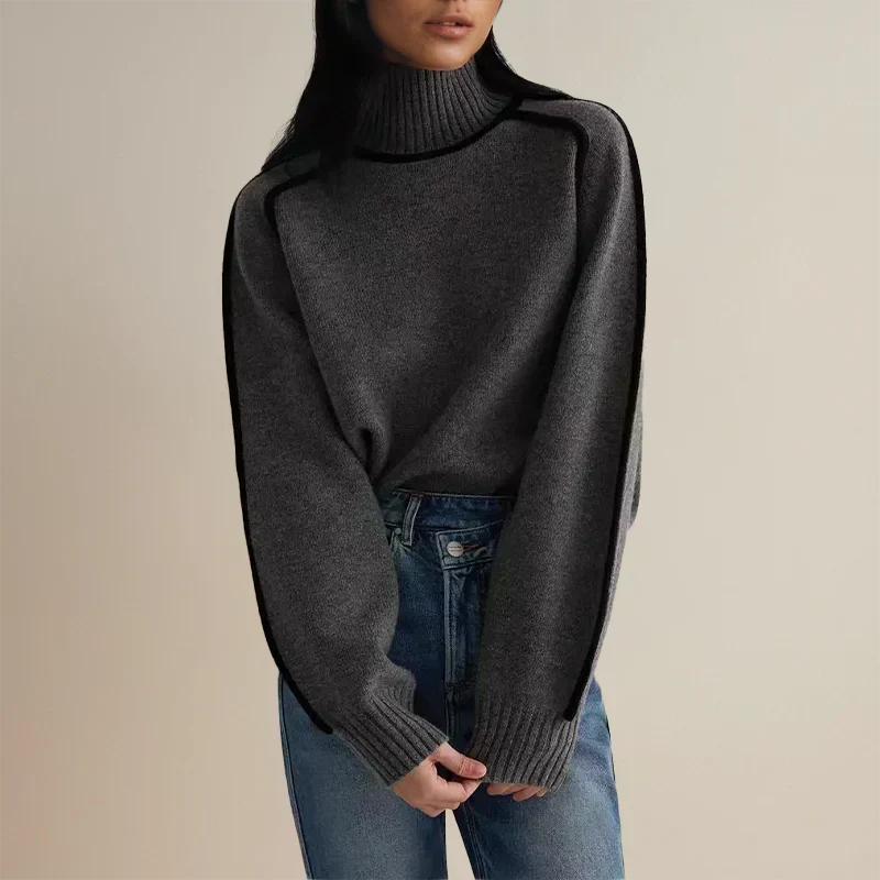 Christel | Cotton-Blend Turtleneck Sweater